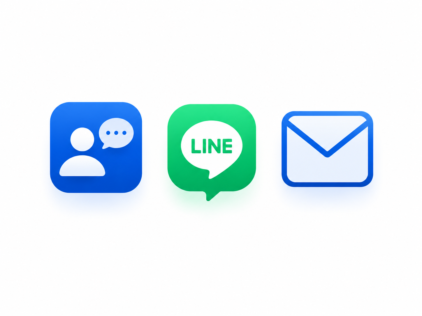 LINE登録や問い合わせへの誘導イメージ